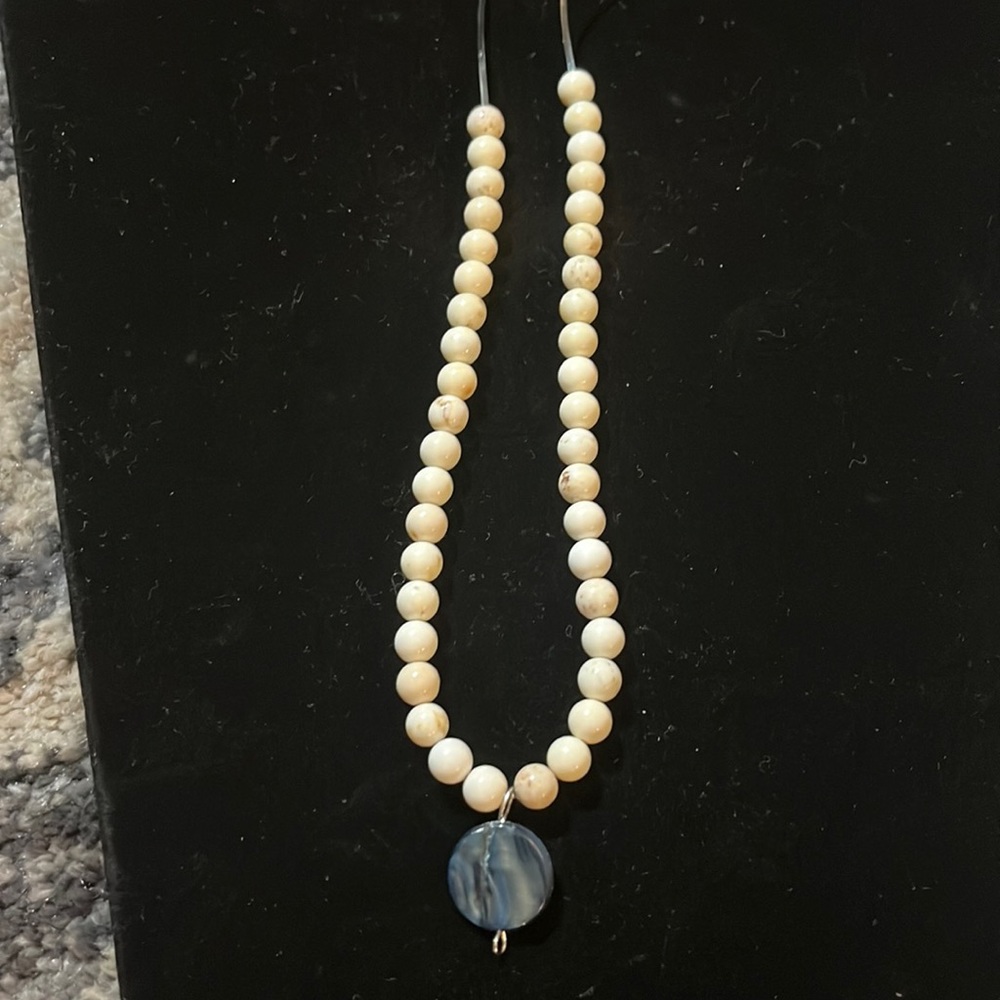 ❤️‍🔥BOGO FREE handmade Howlite beaded charm pendent necklace boho jewelry